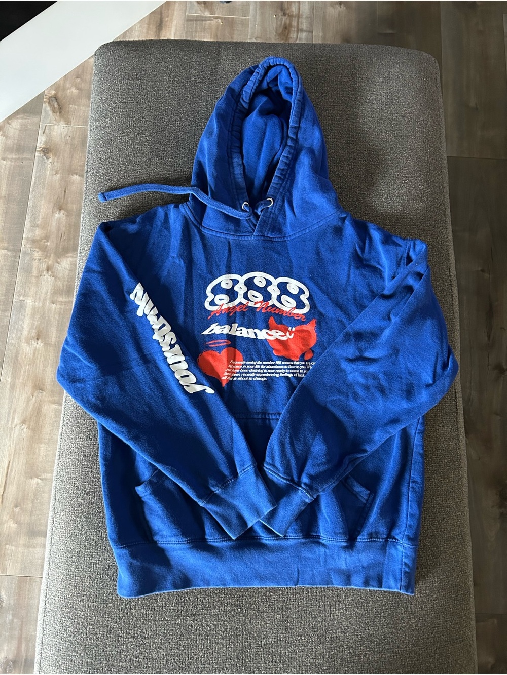 Balance Core Blue Graphic Hoodie - Men's Blue Pullover